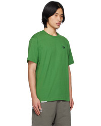 AAPE BY A BATHING APE Green Embroidered T Shirt