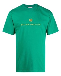 BEL-AIR ATHLETICS Logo Embroidered Cotton T Shirt