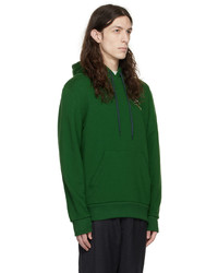 De Bonne Facture Green Embroidered Hoodie