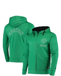 New Era Kelly Green Boston Celtics Team Color Full Zip Hoodie