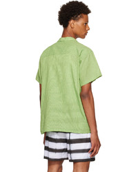 HARAGO Green Check Shirt