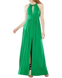 BCBGMAXAZRIA Christiania Jersey Fit Flare Gown