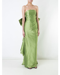 Bambah Draped Bow Gown