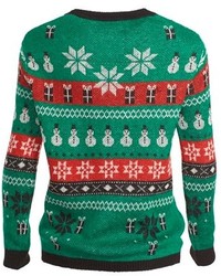 Topshop Fair Isle Christmas Sweater