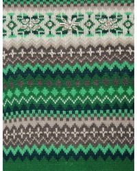 The Limited Gem Embellished Fair Isle Sweater
