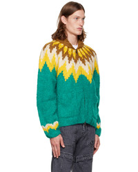 Andersson Bell Green Brown Riverton Sweater