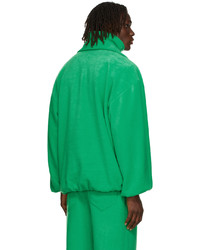 Situationist Green Satin Fleece Jacket