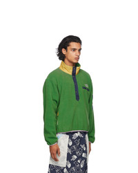 Brain Dead Green The North Face Edition Fleece Pullover Sweatshirt