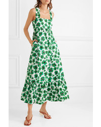 Borgo De Nor Mila Floral Print Cotton Maxi Dress