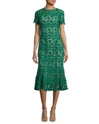 Green Floral Midi Dresses for Women | Lookastic