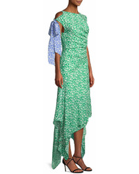 Tanya Taylor Carita Ditsy Floral Print Midi Dress