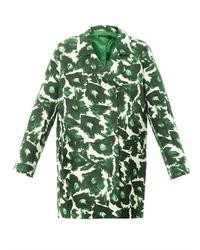 Green Floral Outerwear