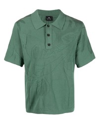 PS Paul Smith Floral Embroidered Polo Shirt