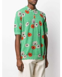 Marni Floral Print Polo Shirt