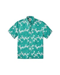 Reyn Spooner 50th State Flower Classic Fit Short Sleeve Shirt