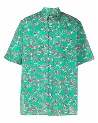 Isabel Marant Floral Print Button Up Shirt