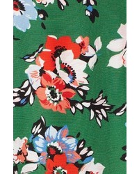 MSGM Floral Silk Chiffon Dress