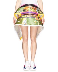 Fyodor Golan Morris Footballer Floral Digital Print Mini Skirt