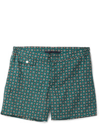 Incotex Short Length Floral Print Swim Shorts