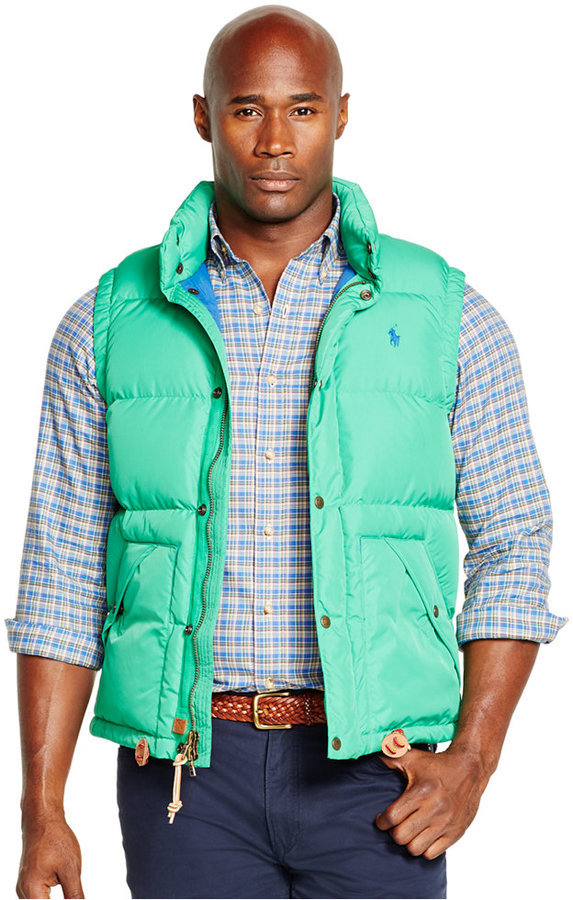 polo vest big and tall