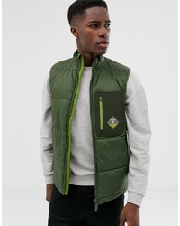 Barbour Beacon Kinder Paded Gilet In Green