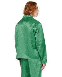 Jieda Green Acetate Jacket