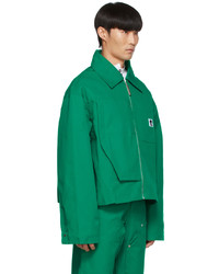 Spencer Badu Green Cotton Jacket