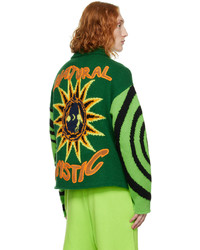 The Elder Statesman Green Mystic Jacket