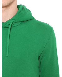 Balmain Cotton Jersey Hooded Sweatshirt W Zips