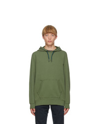 Ps By Paul Smith Green Logo Hoodie