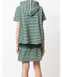 Sacai Hooded Striped Dress