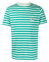 Carhartt WIP Striped Short Sleeved T Shirt