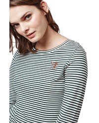 Topshop Gingerbread Candy Cane Stripe Tee