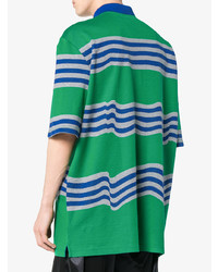 Napa By Martine Rose Oversized Striped Polo Shirt