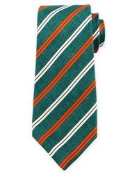 Kiton Grenadine Striped Silk Tie