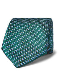 Charvet 85cm Striped Silk Jacquard Tie