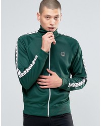 Fred Perry Sports Authentic Track Jacket In Ivy