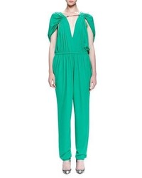 Lanvin Chain Threaded Gathered Jumpsuit
