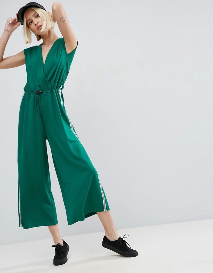 asos green jumpsuit