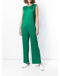 Pleats Please By Issey Miyake Pleated Straight Cut Jumpsuit