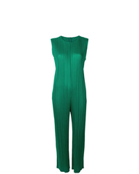 Pleats Please By Issey Miyake Pleated Straight Cut Jumpsuit