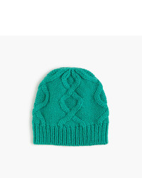 J.Crew Cable Hat In Italian Wool Blend