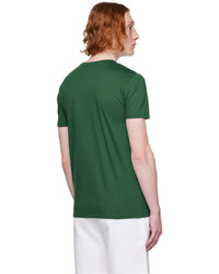 Lacoste Green Crewneck T Shirt
