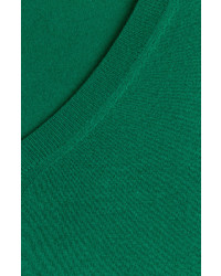 Diane von Furstenberg Knitted Silk Top With Cashmere