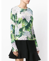 Dolce & Gabbana Hydrangea Knitted Jumper