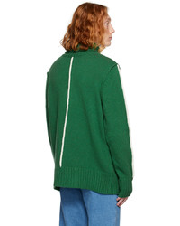 EGONlab Green Turtleneck Sweater