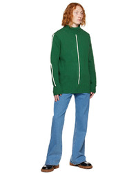 EGONlab Green Turtleneck Sweater