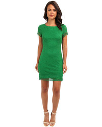 Laundry by Shelli Segal Cap Sleeve Lace Dress