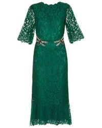 Dolce & Gabbana Cordonetto Lace Embellished Dress