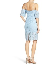 Bardot Karlie Cold Shoulder Lace Midi Dress
